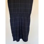 ALBION FIT Albion Black Going Places Windowpane Check Cinch Waist Nylon Activewear Dress M Photo 8