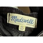 Madewell Vintage Criss Cross Skinny Overalls Denim Women's Black Size XS Photo 5