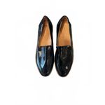 Vionic New  Women's Black Patent Leather Loafers with White Sole Photo 1