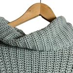 525 America Blue Wide Sleeve Chunky Knit Turtleneck Sweater Size Large Photo 5