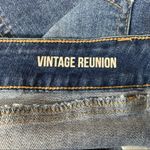 REWASH  Vintage‎ Reunion Distressed Blue Denim Skirt Size 3/26 Photo 9