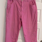 Nordstrom  Cropped Pants Pink Size 18 Photo 0