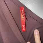 Spanx NWT  Ribbed One Shoulder Bodysuit Raisin Brown Top Size M Suit Yourself Photo 4