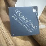 Susan Bristol Vintage Honey Faux Suede Vest Buckskin Style – Large NWT Photo 1