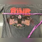 ANINE BING  Los Angeles Tee T-Shirt Washed Black Gray Photo 5