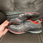 FILA Women's Size 7 1/2  All-Terrain. Athletic Shoes Grey, And Neon Pink. Photo 1