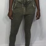Forever 21 Olive green drawstring washed joggers S Photo 0