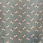 ⭐️Romy light teal blue sleeveless blouse with dandelion print and ruffles medium Photo 7