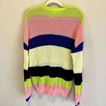 Nordstrom Abound Womens Sweater Small Striped Lightweight Crew Neck Colorful Photo 3