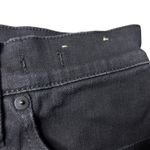 Madewell  Jeans Black Mid Rise Kick Out Flare Denim Stretch Size 31 petite Short Photo 11