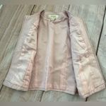 Peck & Peck Womens Vintage  Lamb Leather Vest Quilted Lined Pink Medium Photo 7