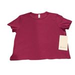 Lululemon 2 Classic Fit Cotton Blend T-Shirt
Magenta Purple Boxy Basic New Photo 1