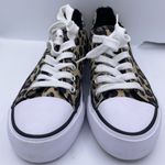 Forever 21 platform canvas leopard print women sneakers Size 9 Photo 8