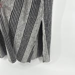 Natural Life Women's Medium Striped Long Sleeve Duster Cardigan Slit Hem Gray Photo 1