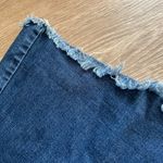 Vibrant Miu Blue Distressed Bell Bottoms Jeans Photo 2