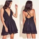 Lovers + Friends Moon Dance Black Lace Layered Dress Photo 2