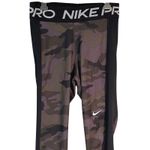 Nike  Pro Camo‎ Army Green Training Tights Womens Athletic Small Photo 1