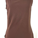 Boston Proper  Women's Brown Nylon Spandex Sleeveless Tank Top Shirt Size Small Photo 0