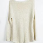 Delia's DELIA*S Cream Hi Low Hem Knit Sweater, Size Large Photo 1