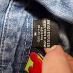 Disney Mickey Jerry Leigh 90s Denim Embroidered Cotton Button Down Size Medium Blue Photo 7