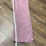 Athleta Cabo Linen Wide-Leg Pants Size 14 Tawny Rose Drawstring Pockets Pull On Photo 8