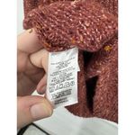 Loft Ann Taylor Mockneck Sweater Women Small Rust Popcorn Knit Long Sleeve Photo 3