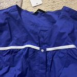 Ekouaer NWT  blue button front dress M Photo 11