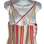 Rachel Roy RACHEL Strappy Striped Maxi Dress Size 4 Photo 3