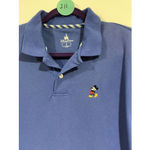 Disney  Parks Mickey Mouse Polo Shirt Men's Medium Blue Short Sleeve Photo 1