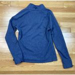 REI Pullover Knit Sweater Womens Size XS Blue Outdoor Hiking Camping Activewear Photo 5