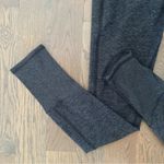 Alo Yoga  High-Waist Airbrush Ribbed Trim Legging in Heather Charcoal Size Medium Photo 2