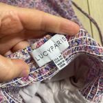 Lucy Paris  Womens M/40 Bishop Sleeve Flowy Babydoll Dress‎ Purple Micro Floral Photo 7