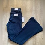 We Wore What  True Flare Stretch Twill Demin Jean Size 26 in French Navy NWT Photo 2