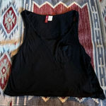 Divided Black Tank Top Photo 0
