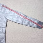 Athleta Womens Jacket Goose Down Dooby Bomber Jacket Coat Gray Size S Photo 4