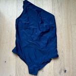 Summersalt Side Stroke Full Bum Coverage 1 Piece Swimsuit Size 22 Deep Sea Blue Photo 2