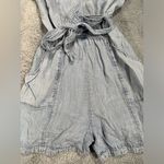 Evereve  Light Blue Denim Romper Photo 1