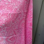 Cejon Pink and White Batik Geo Scarf 65” x 22” VALENTINES DAY GIFT IDEA! Photo 4
