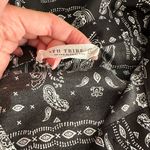 12th Tribe  Vaughn Black Bandana Boyfriend Top Photo 4