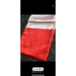 Christian Dior Vintage red silk lingerie scarf pouch. Photo 6