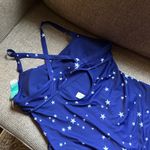 Oasis NWT Women's Blue & White Star  One Piece Bathing Photo 2