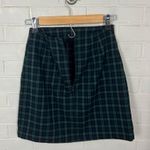 Brandy Melville  Green Plaid Mini Skirt Photo 8