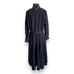 Gibson Latimer Gibson * Latimer Womens Dress Sz S Navy Blue Faux Wrap Belted 3/4 Sleeve New Photo 5