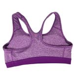 Nike Pro Classic Padded Sports Bra Sz Medium Purple Swoosh Photo 3