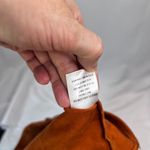 HYFVE Orange Paperbag Waist High Waist Button Front Shorts Size Small Photo 6