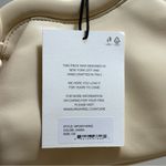 NWT Mansur Gavriel Cream leather Baci frame shoulder bag convertible clutch Tan Photo 8