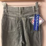 Vintage Deadstock Chardon Paris Gray Wide Wale Corduroy Pants NWT Size 5 Photo 3