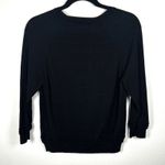 Robert Rodriguez Robert‎ Rodriguez "April" Black Knit Pullover Sweater Ruffled Trim Size M EUC Photo 6