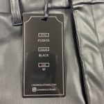 Ci Sono  Size Medium Black Faux Leather Vegan Mini Skirt Party Going Out Club‎ Photo 3