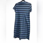 ✨Lands' End Women's Short Sleeve Polo Sz Small Blue Striped Dress✨ Photo 4